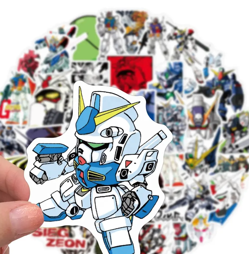 Gundam Anime 50 Piece Sticker Set