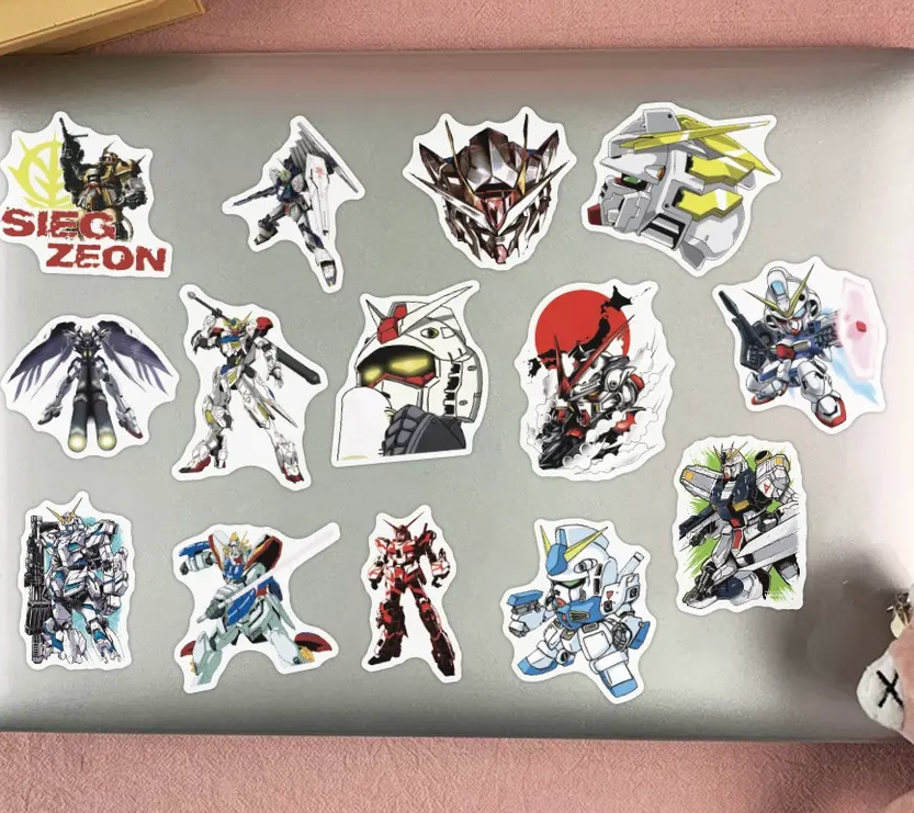 Gundam Anime 50 Piece Sticker Set