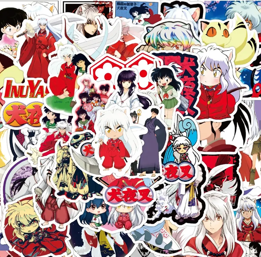 Inuyasha  Anime 50 Piece Sticker Set