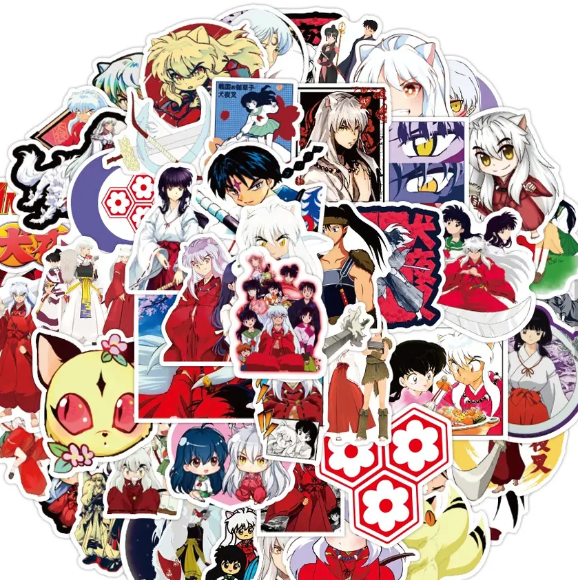 Inuyasha  Anime 50 Piece Sticker Set