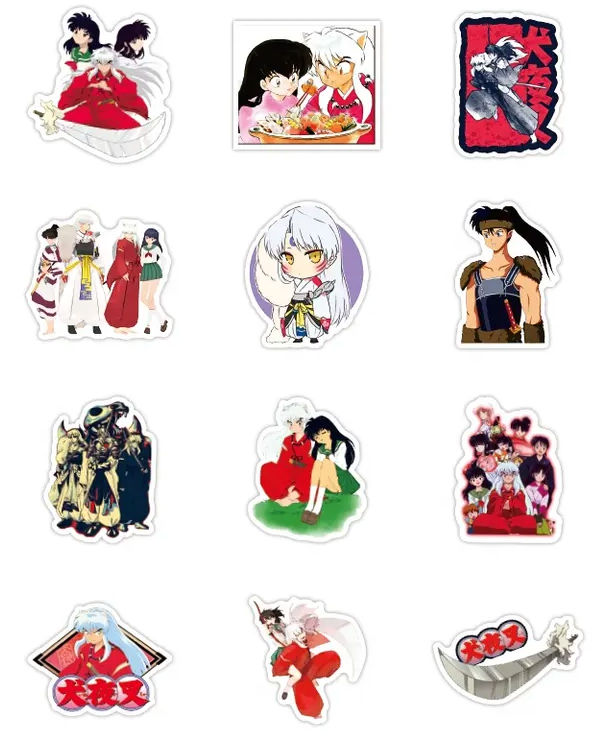 Inuyasha  Anime 50 Piece Sticker Set