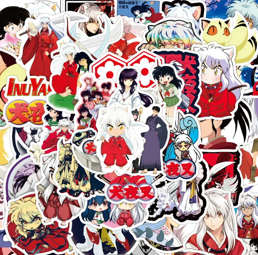 Inuyasha  Anime 50 Piece Sticker Set