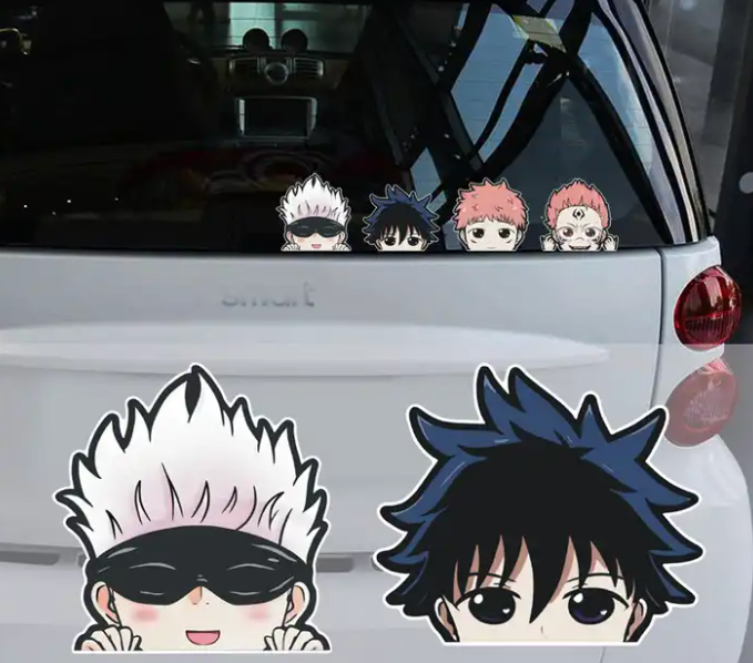 Jujutsu Kaisen Anime Megumi Chibi Car Sticker Decal