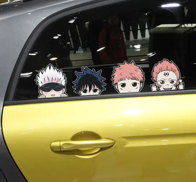 Jujutsu Kaisen Anime Megumi Chibi Car Sticker Decal