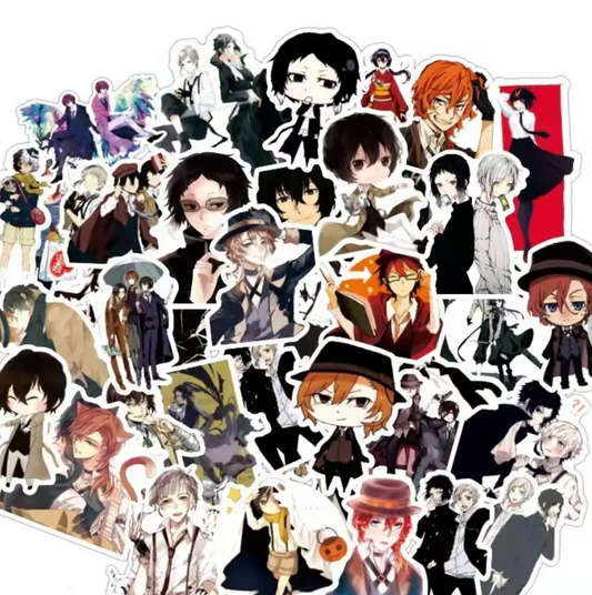 Bungo Stray Dog Anime 50 Piece Sticker Set