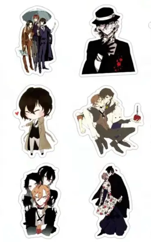 Bungo Stray Dog Anime 50 Piece Sticker Set