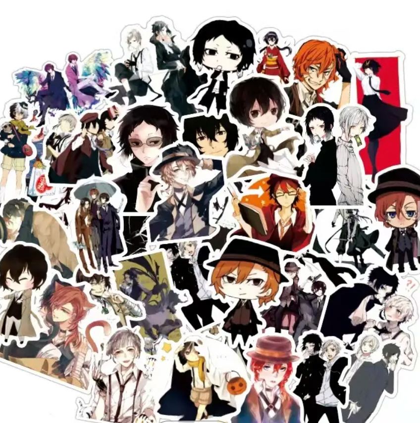 Bungo Stray Dog Anime 50 Piece Sticker Set