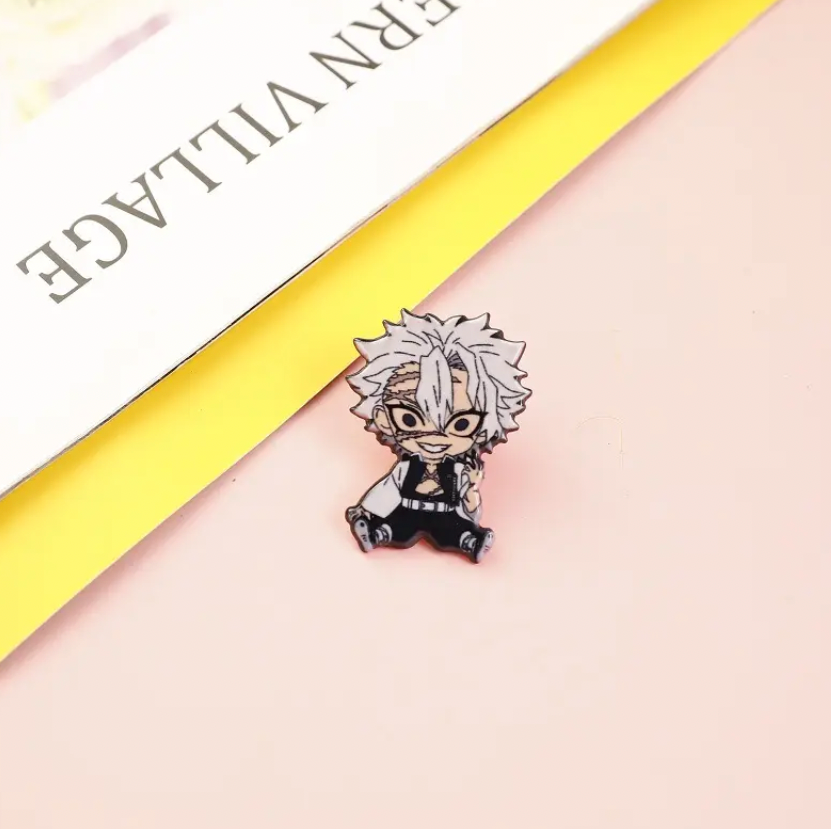 Demon Slayer Sanemi Anime Brooch Pin