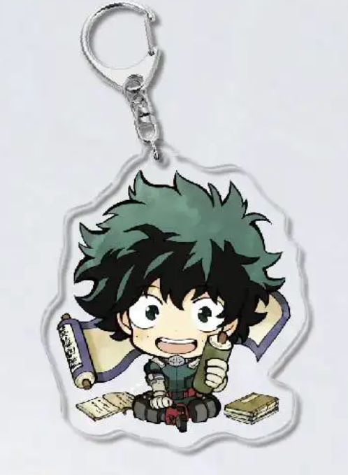 My Hero Academia Deku Anime Acrylic Keychain Charm