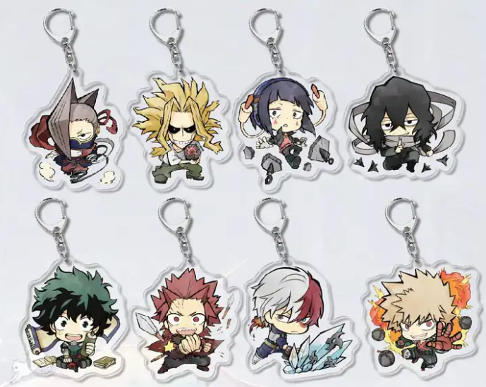 My Hero Academia Momo Anime Acrylic Keychain Charm