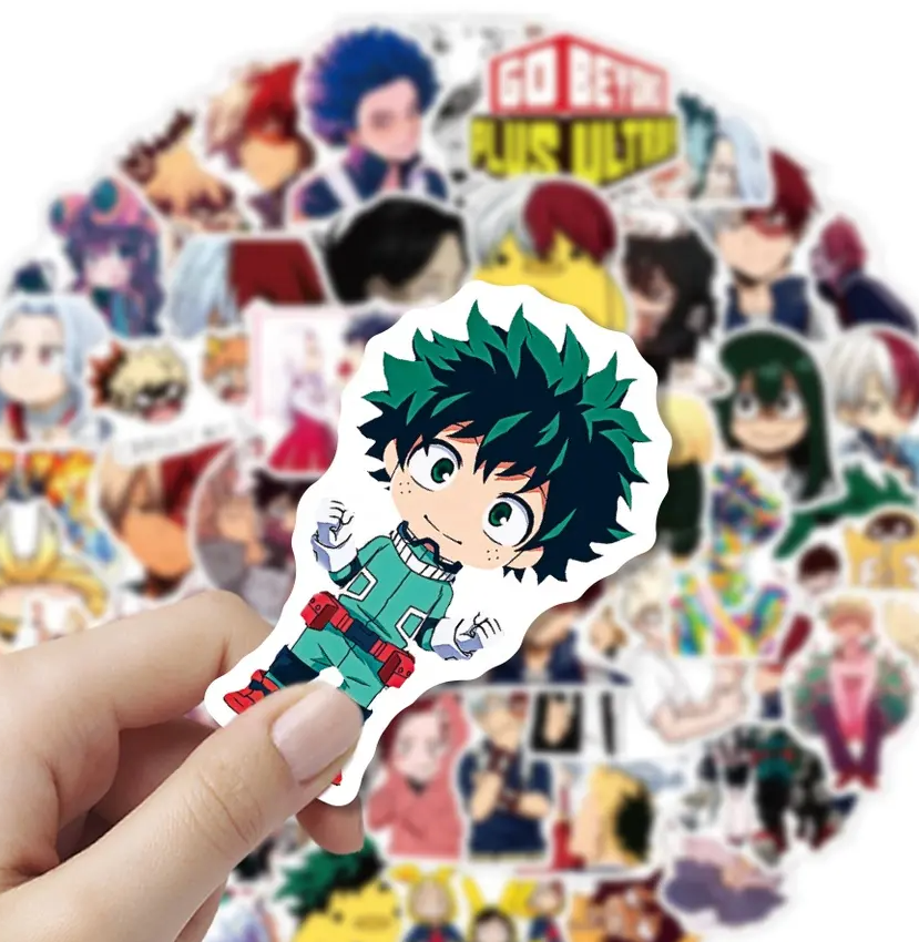 My Hero Academia Anime 50 Piece Sticker Set