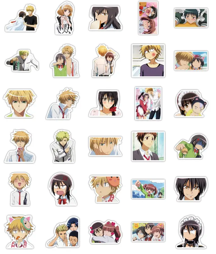 Maid Sama Anime 100 Pc Sticker Set