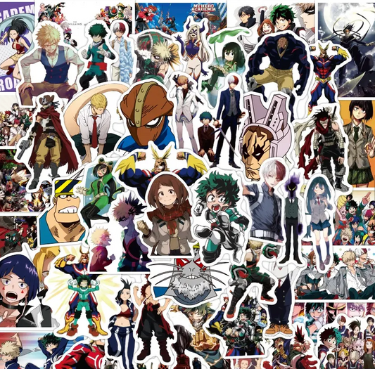 My Hero Academia Anime 50 Piece Sticker Set