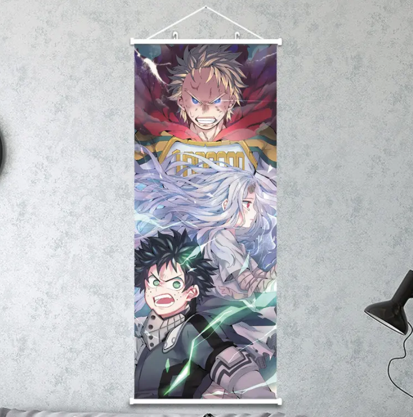 My Hero Academia Anime Poster Scroll 35X90 CM