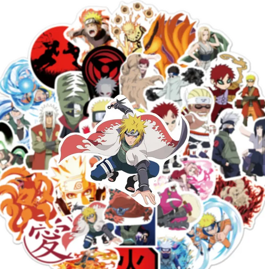 Naruto Anime 50 Piece Sticker Set