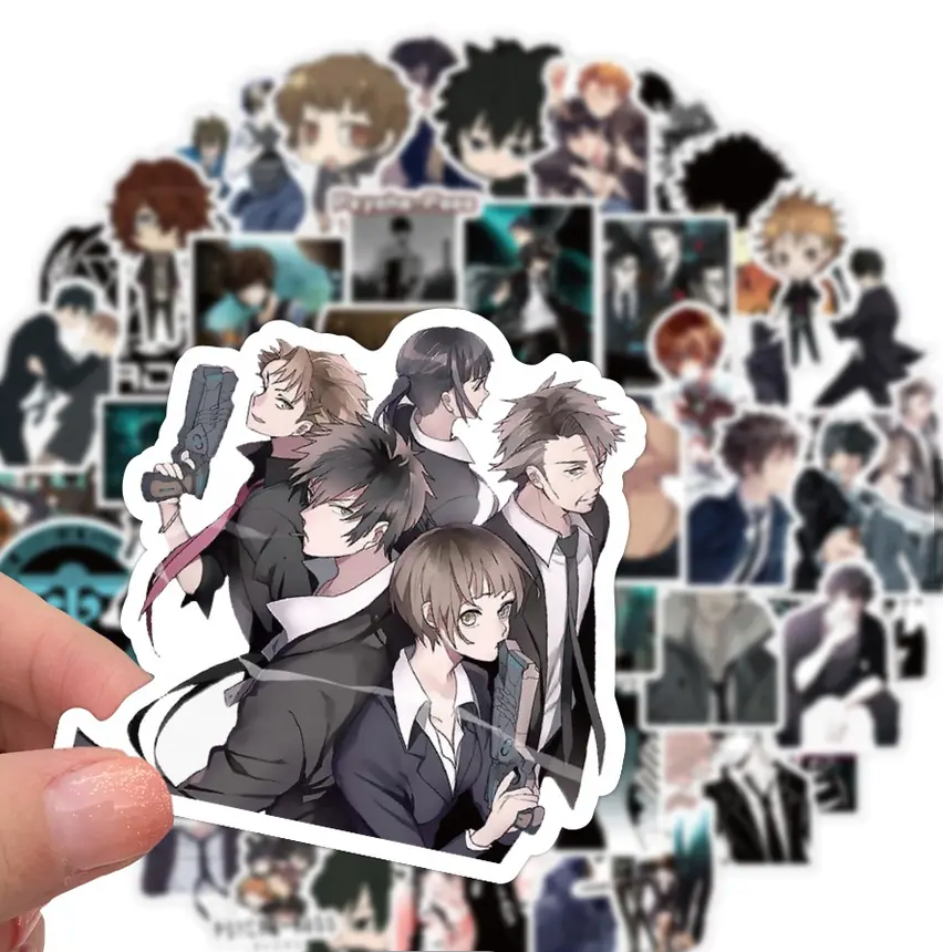 Psycho Pass Anime 50 Piece Sticker Set