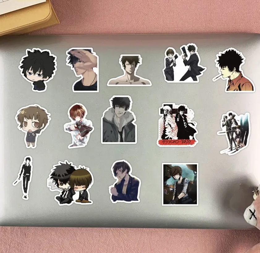 Psycho Pass Anime 50 Piece Sticker Set