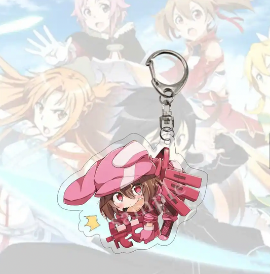 Sword Art Online Llenn Anime Acrylic Keychain