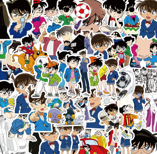 Detective Conan Anime 50 Piece Sticker Set