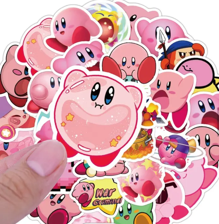 Kirby 50 Piece Sticker Set