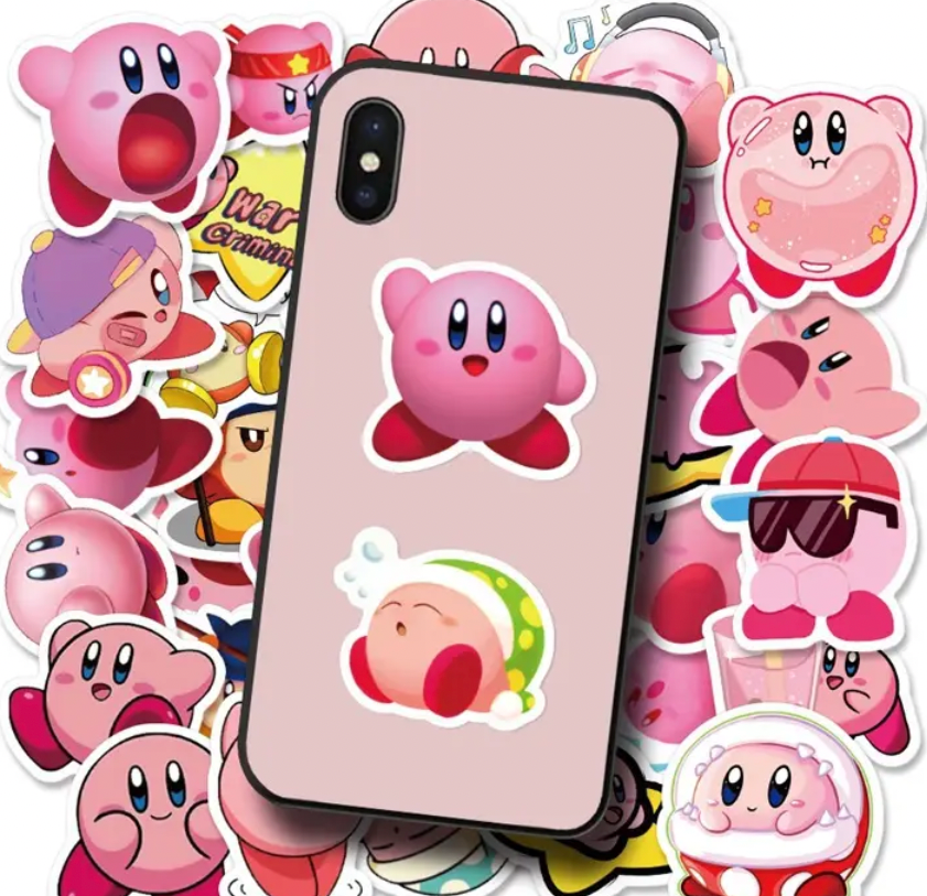 Kirby 50 Piece Sticker Set