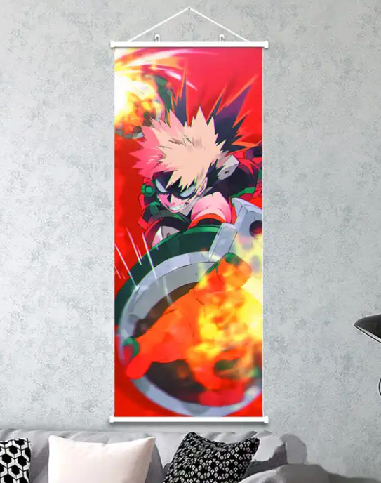 My Hero Academia Bakugou Anime Poster Scroll