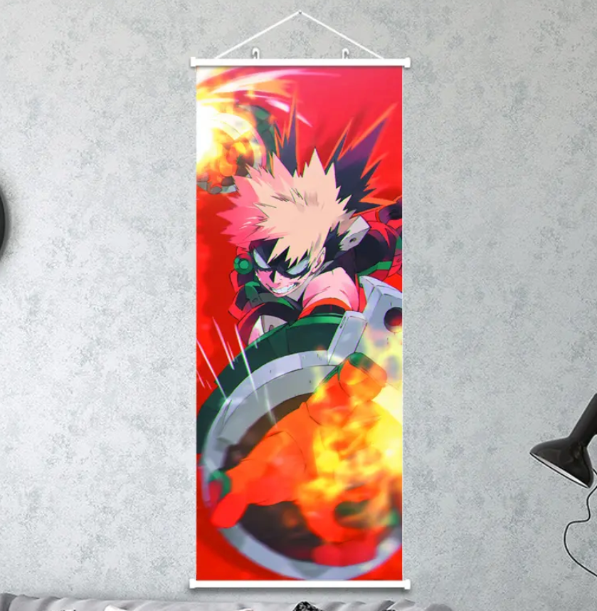 My Hero Academia Bakugou Anime Poster Scroll