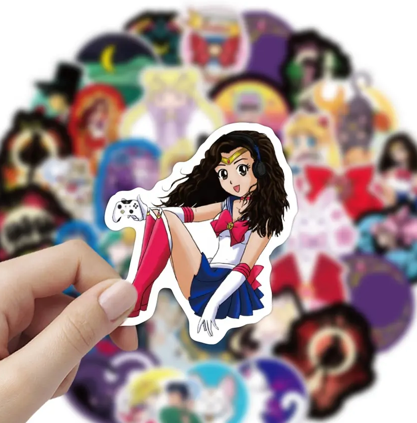 Sailor Moon Anime 50 Piece Sticker Set