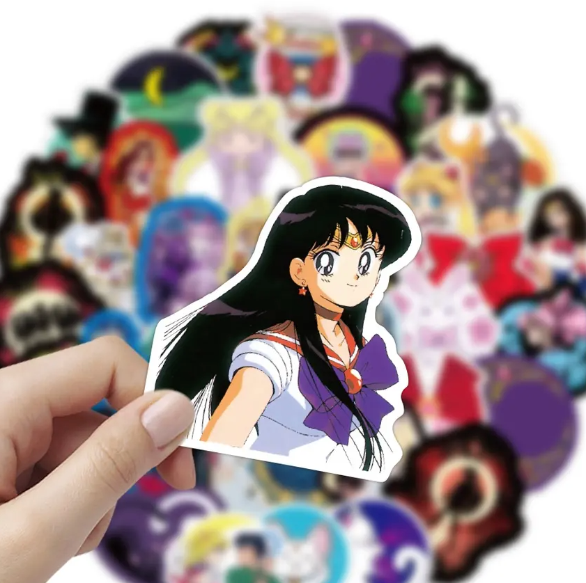 Sailor Moon Anime 50 Piece Sticker Set