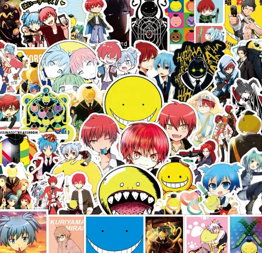 Assassination Classroom Anime 50 Piece Sticker Set