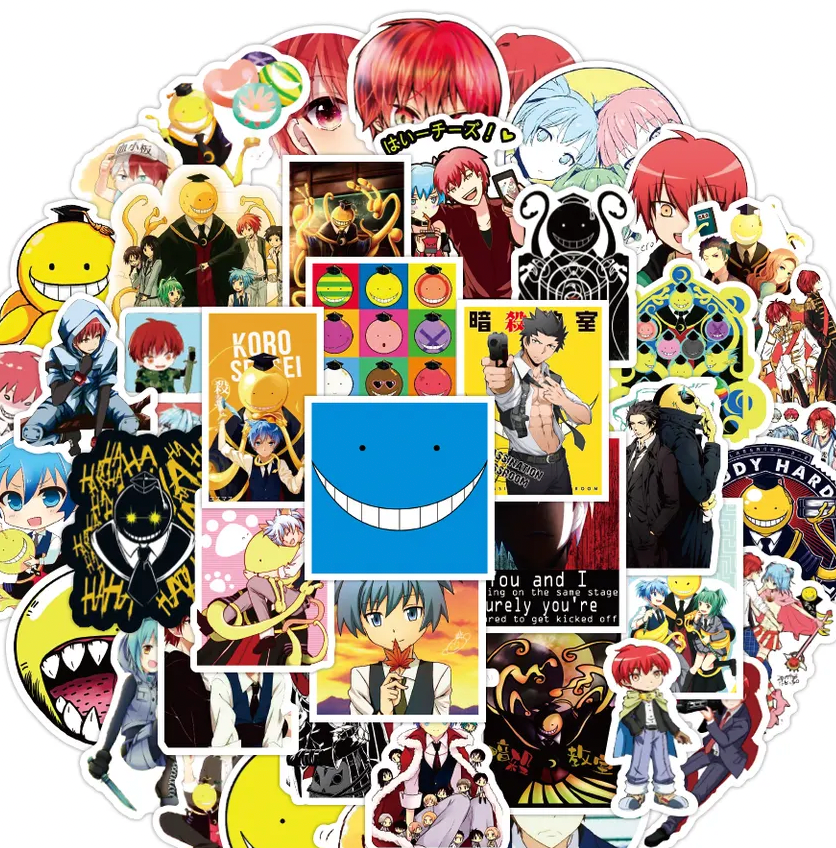 Assassination Classroom Anime 50 Piece Sticker Set