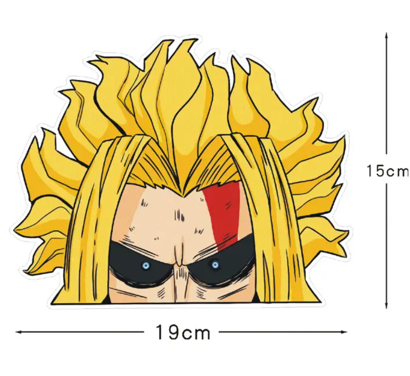 My Hero Academia All Might Car Sticker Decal