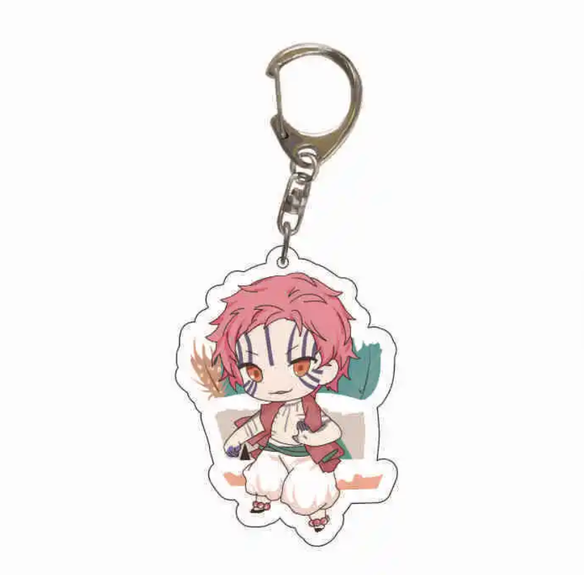 Demon Slayer Akaza Acrylic Keychain Charm