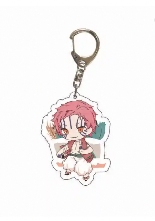 Demon Slayer Akaza Acrylic Keychain Charm