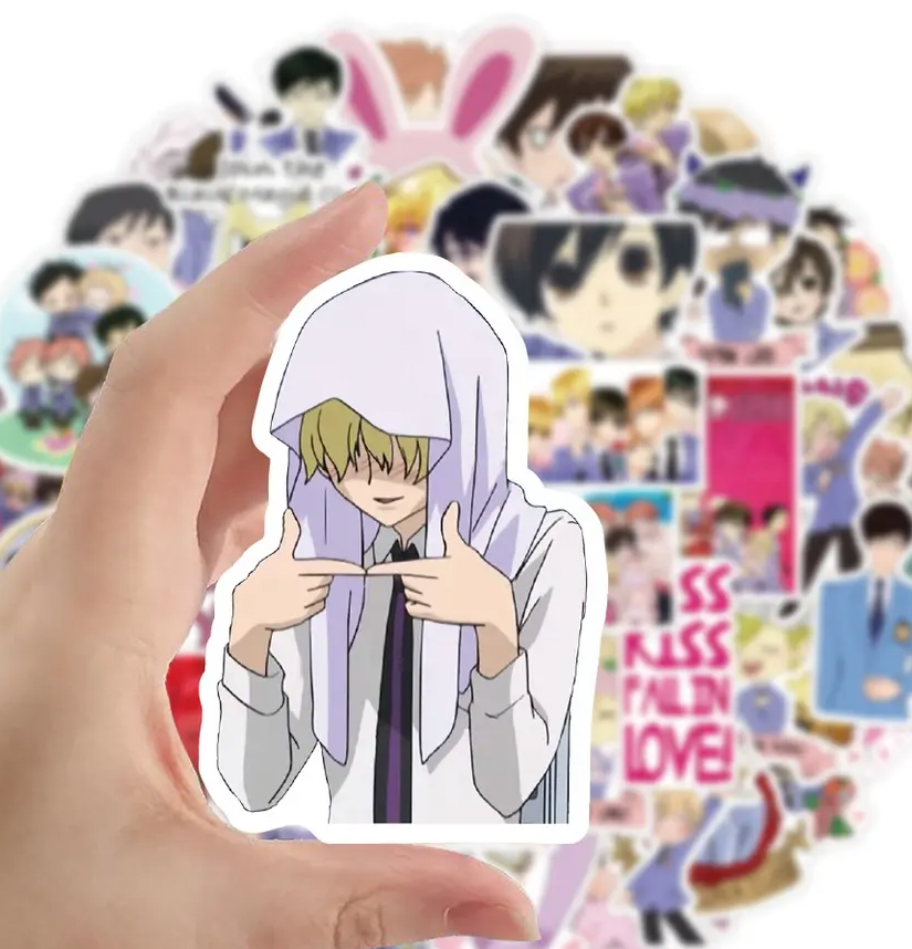 Ouran High School Host Club Anime 50 Piece Sticker Set