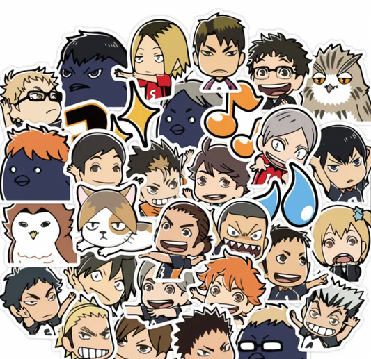 Haikyu!! Anime 40 Piece Sticker Set