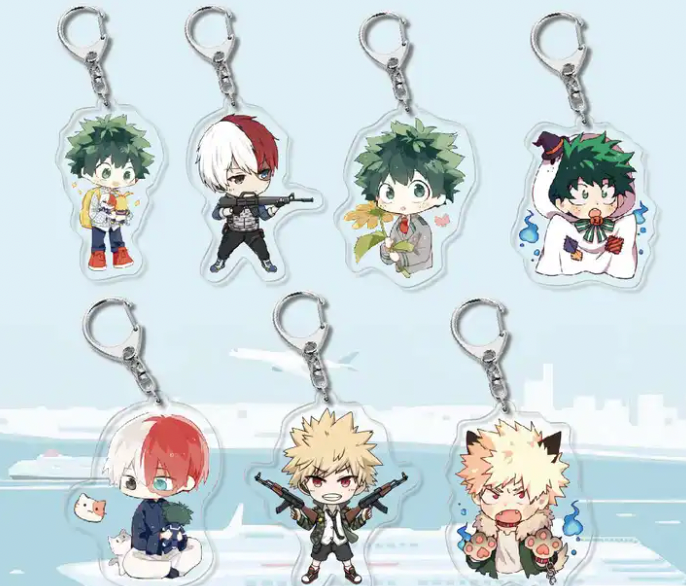 My Hero Academia Deku Acrylic Keychain