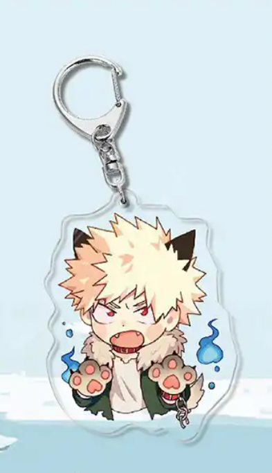 My Hero Academia Bakugou Acrylic Keychain Charm