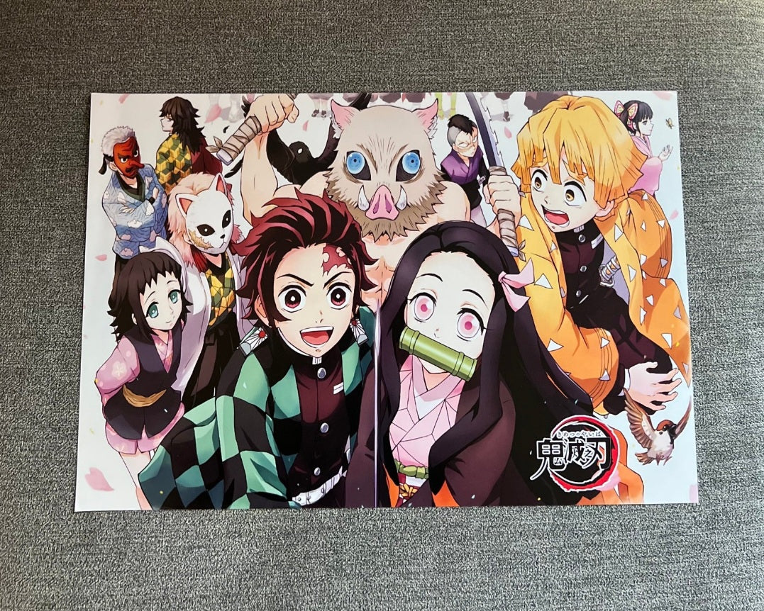 Demon Slayer Anime 8 Piece Poster Set