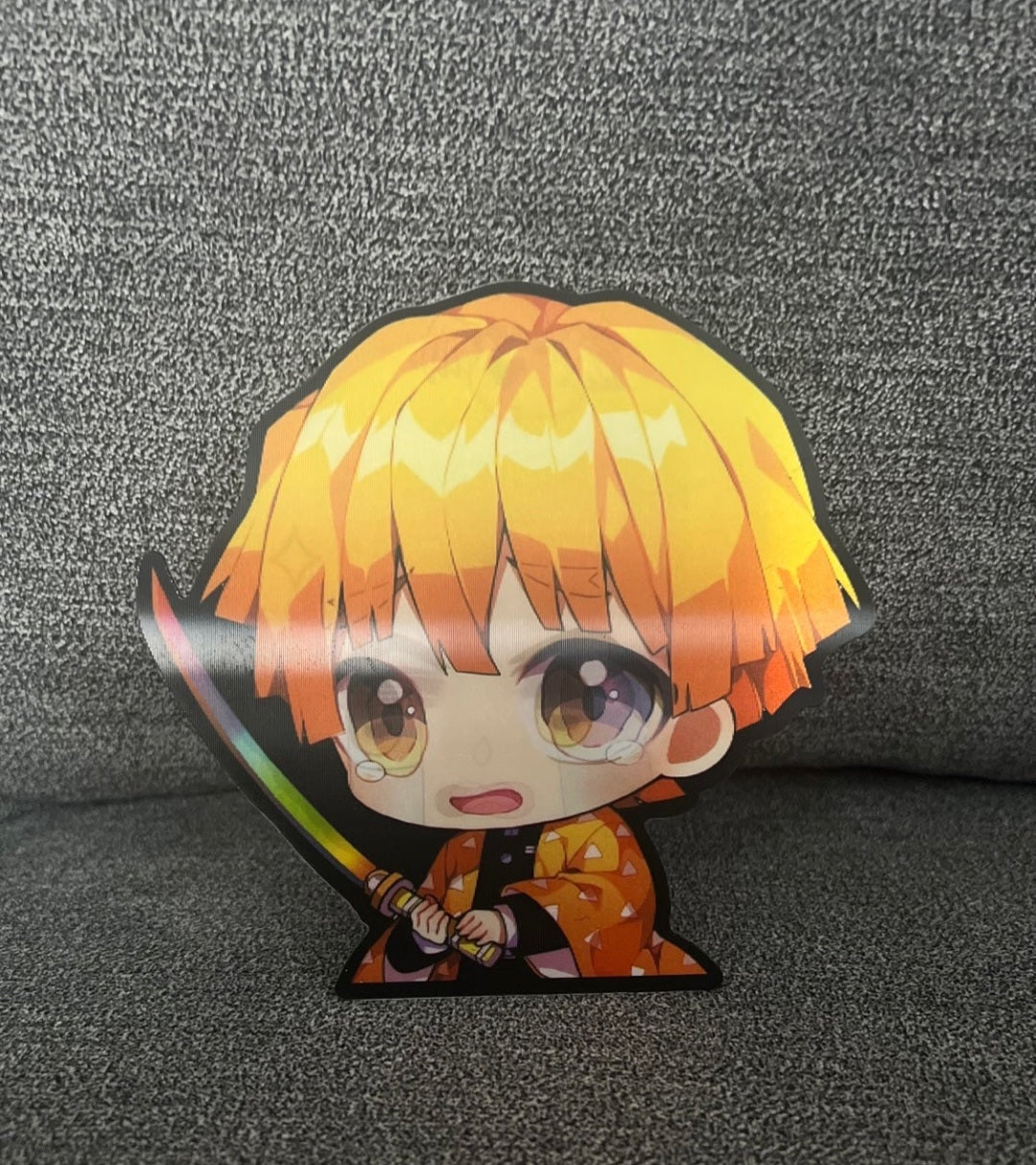 Demon Slayer Zenitsu Chibi 3D/Motion Sticker