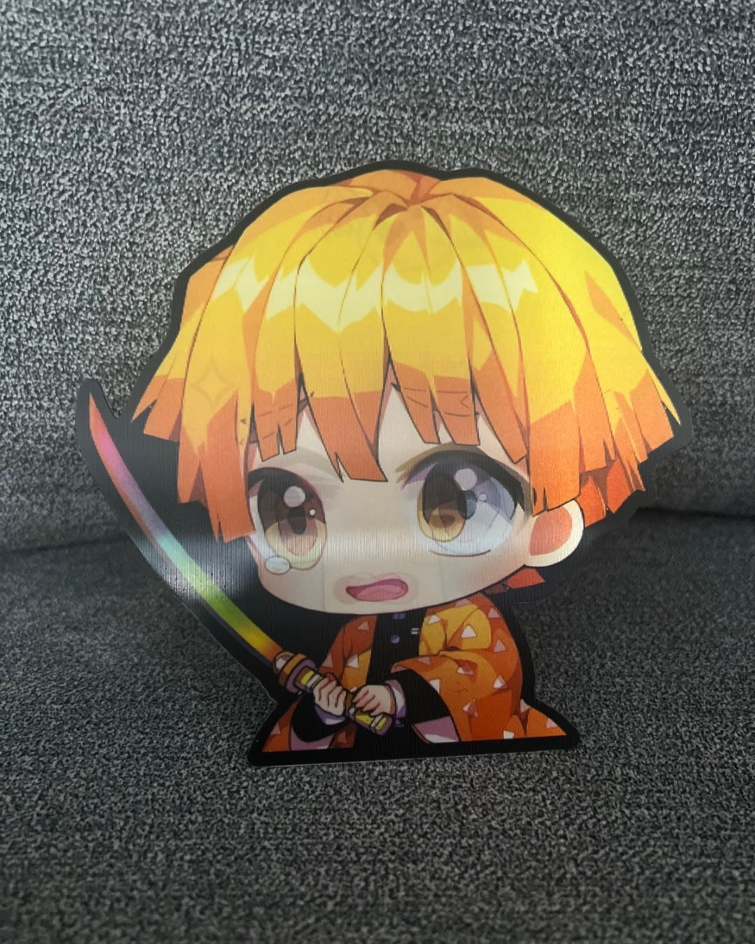 Demon Slayer Zenitsu Chibi 3D/Motion Sticker