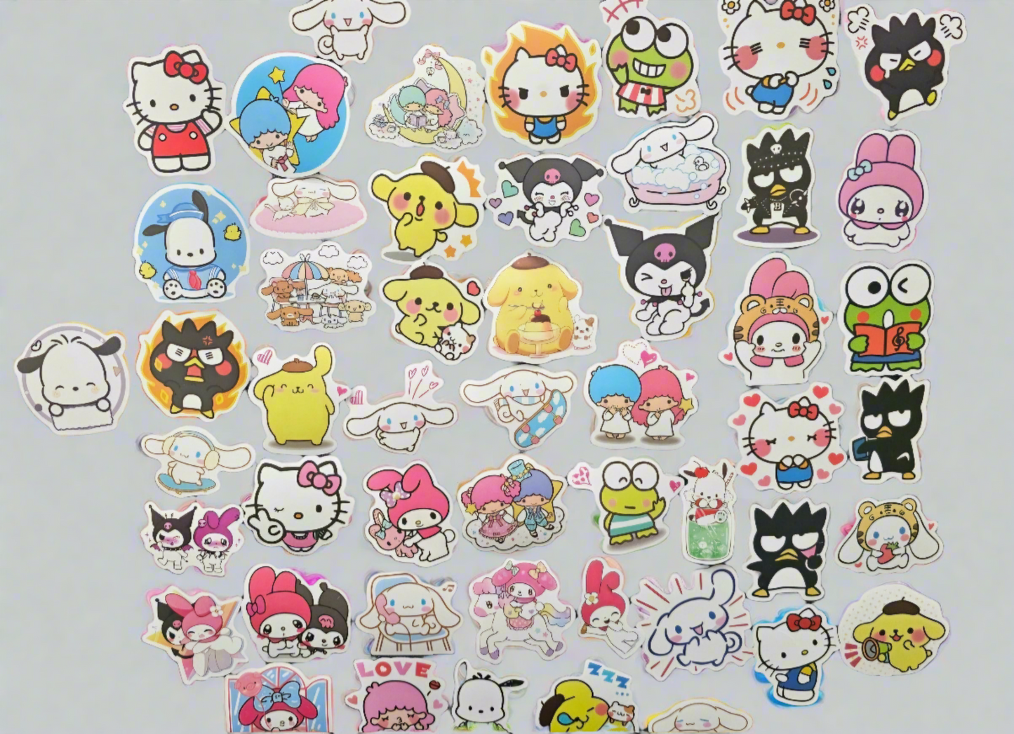 Sanrio Anime Mix 100 Piece Sticker Set