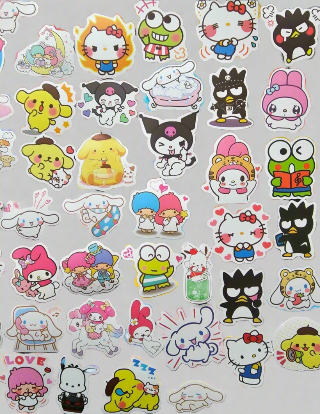 Sanrio Anime Mix 100 Piece Sticker Set