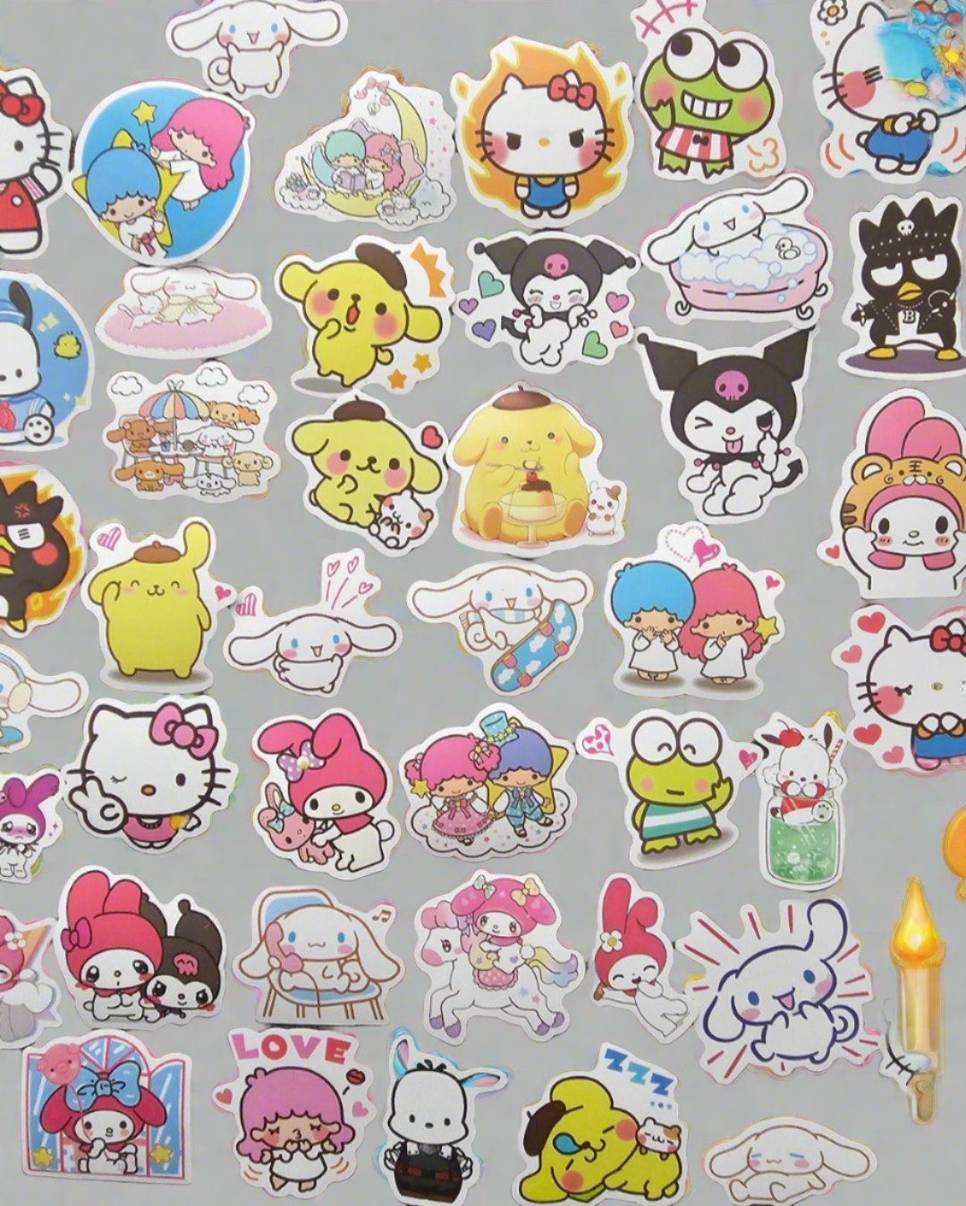 Sanrio Anime Mix 100 Piece Sticker Set