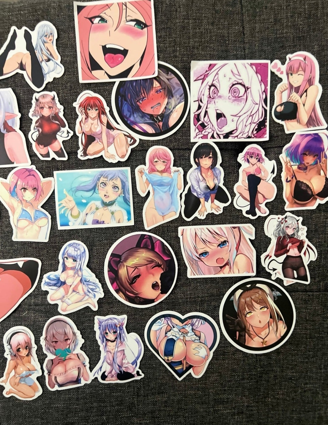 Waifu Anime 50 Piece Sticker Set