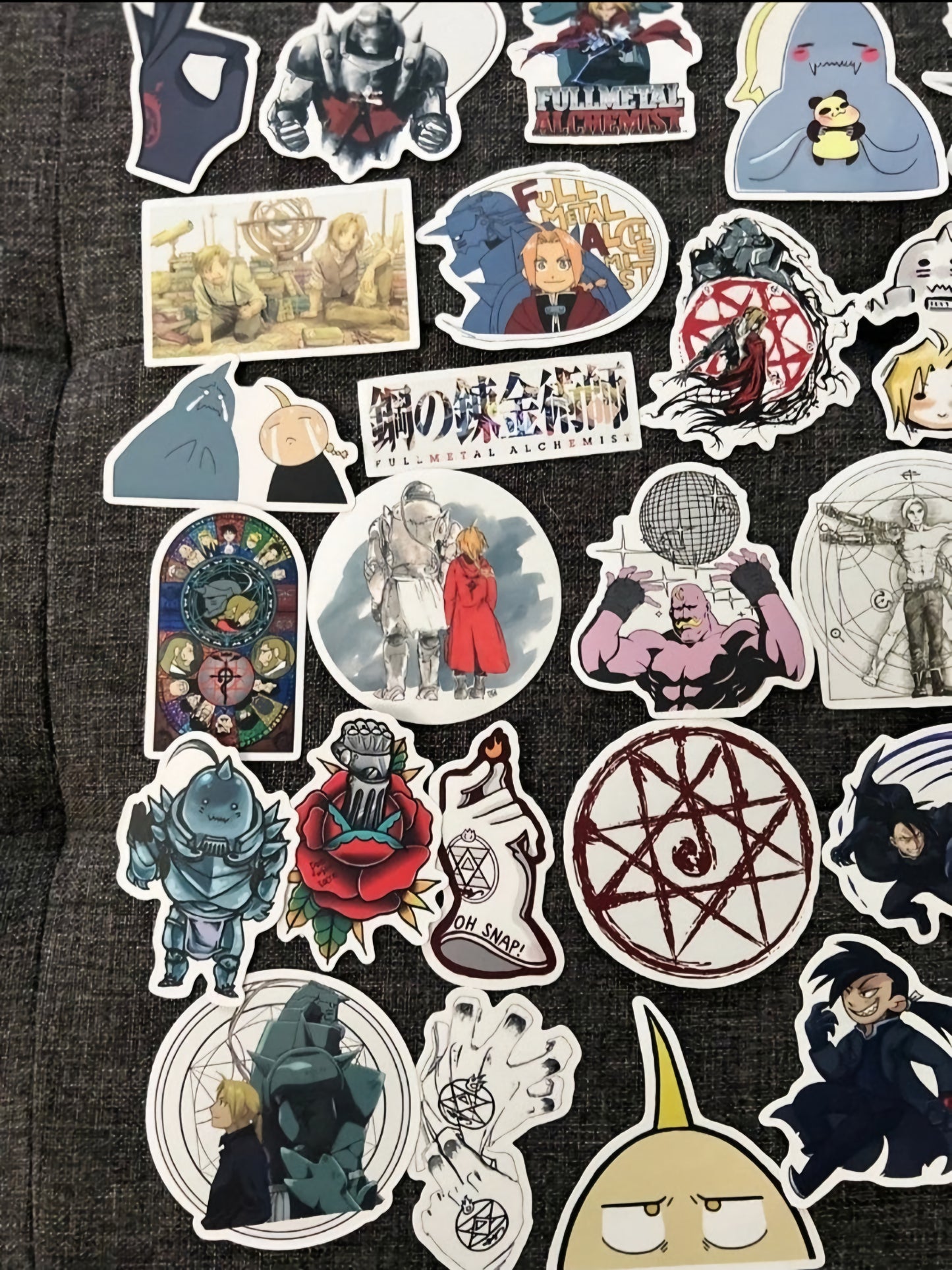 Full Metal Alchemist Anime 50 Piece Sticker Set