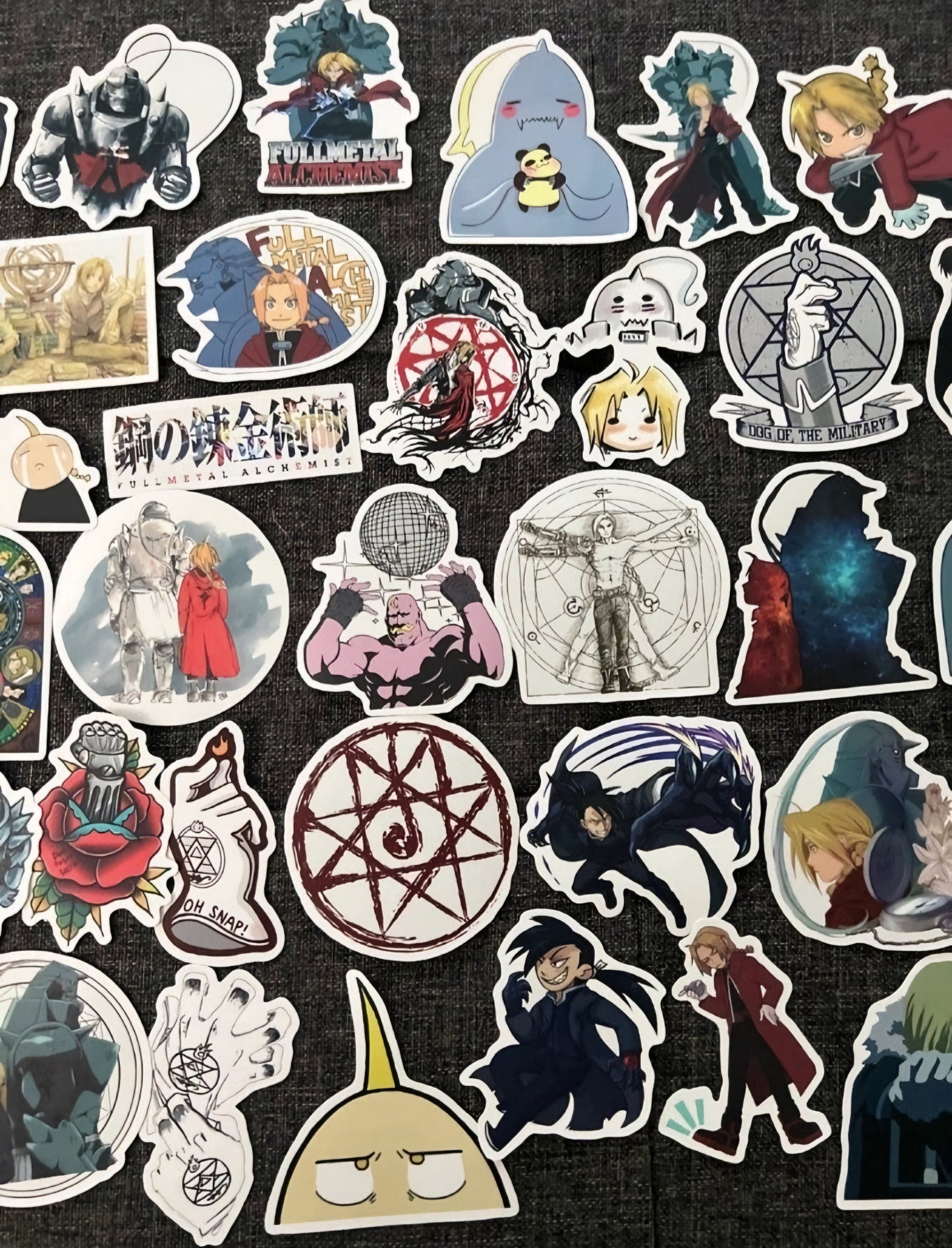 Full Metal Alchemist Anime 50 Piece Sticker Set