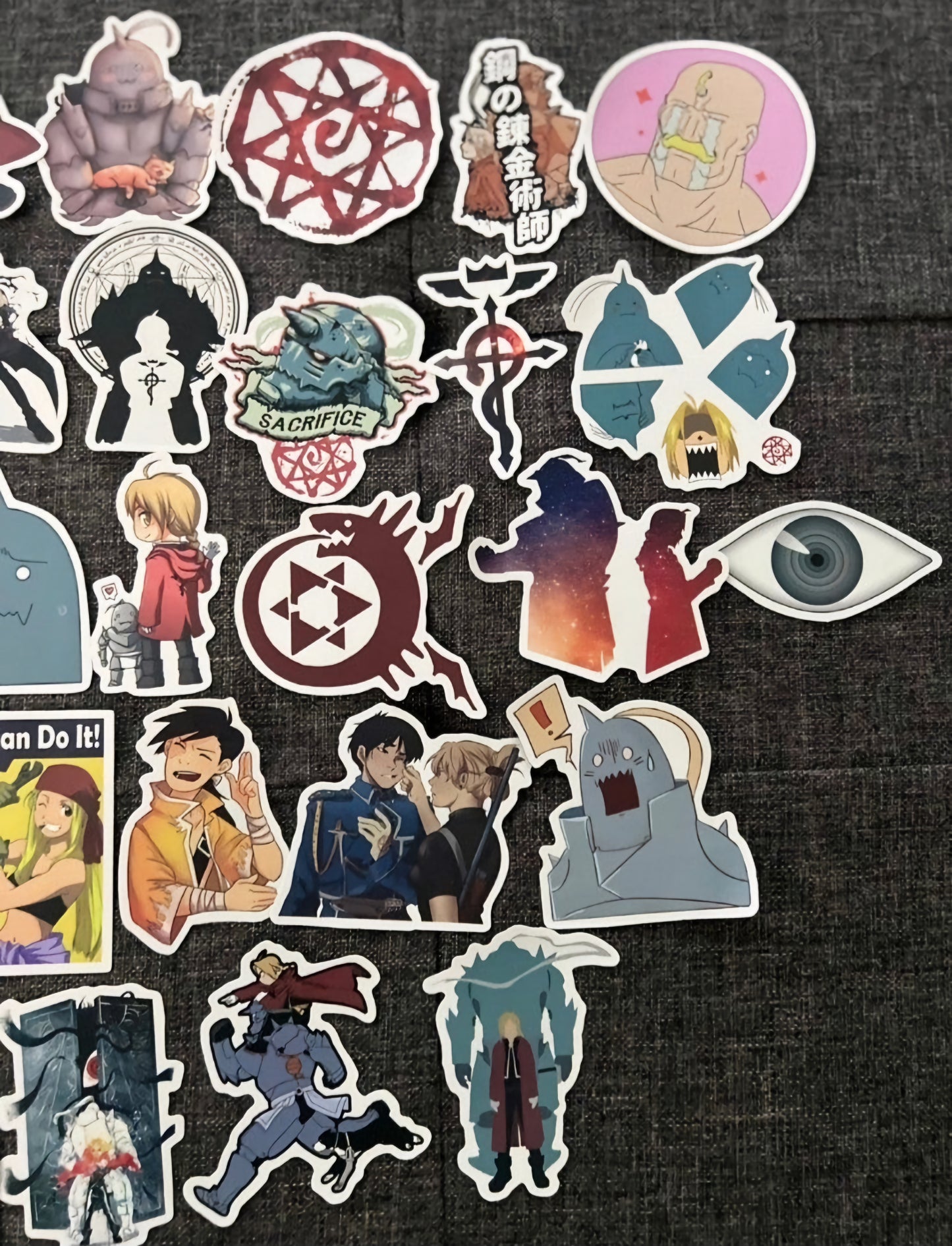 Full Metal Alchemist Anime 50 Piece Sticker Set