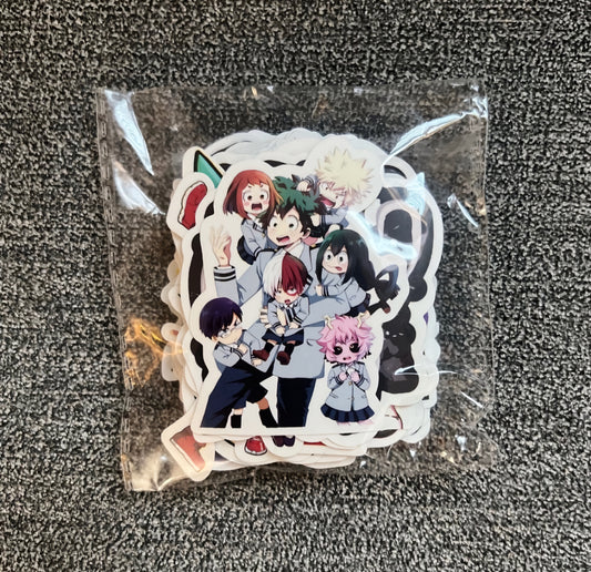 My Hero Academia Anime 50 Piece Sticker Set