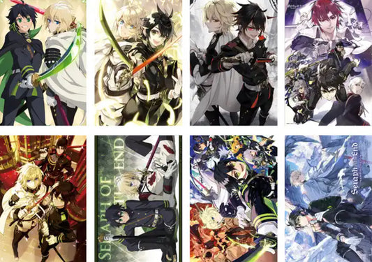 Seraph Of The End Anime 8 Piece Poster Set